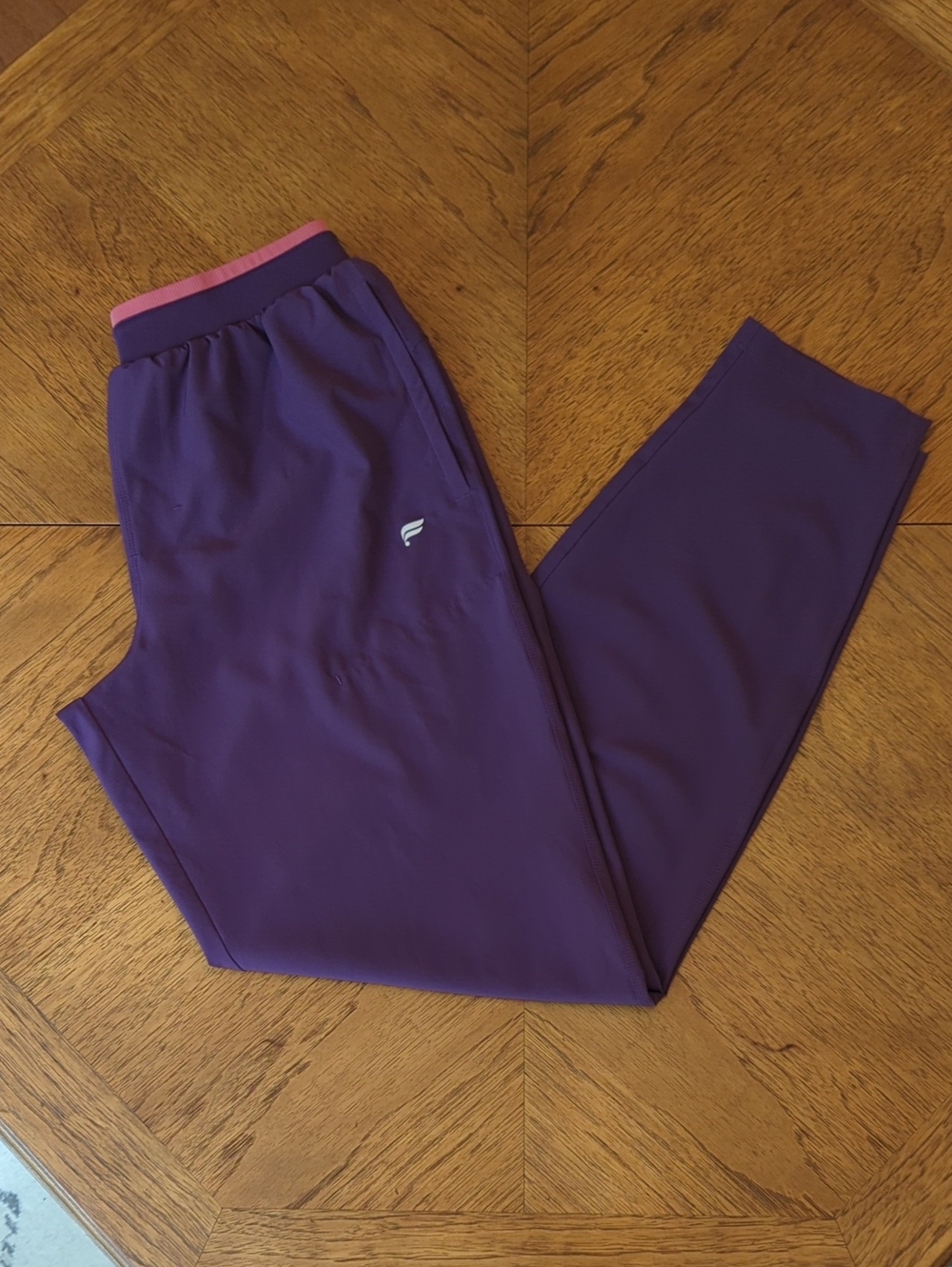 Men's Fabletics Mulled Wine Purple Joggers - The Fundamental Pant